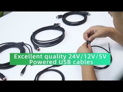 24V 12V 5V aangedrevenUSB-kabel