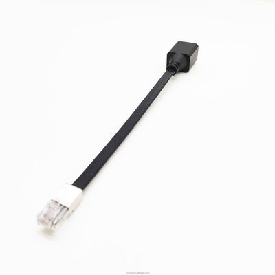 Vlakke CAT6-netwerkkabel Ethernet voor thuis Rj45 Man tot Vrouw