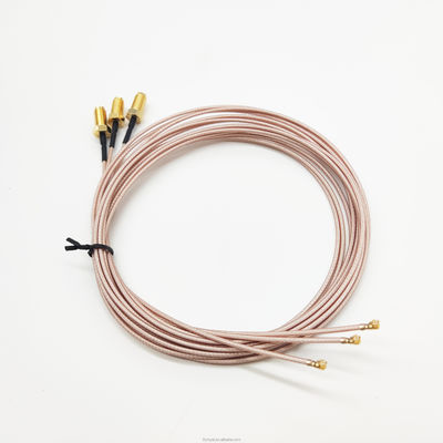 Coaxiale aangepaste RF-kabels SMA Vrouwelijk tot Ipex4 Gen4 Mhf4 Kabelassemblage RG178