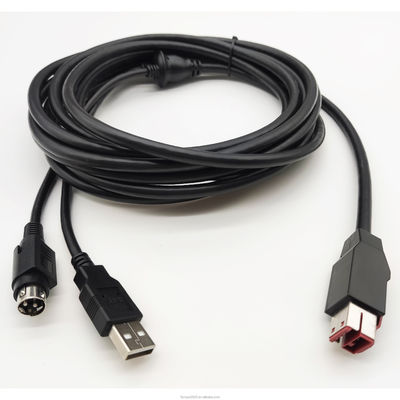 24V aangedreven USB-kabel 24V naar de USB-B-kabelprinter