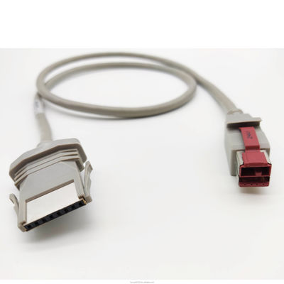 24V aangedrevenUSB-kabel 24V tot 1X8P printerkabel Grijs 12V