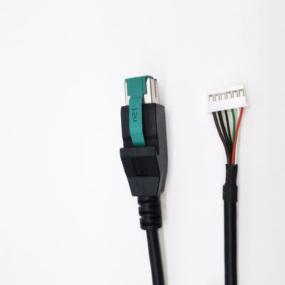 6A snelladen 12V 24V aangedrevenUSB-kabel van man tot JST-connector voor printer tablet