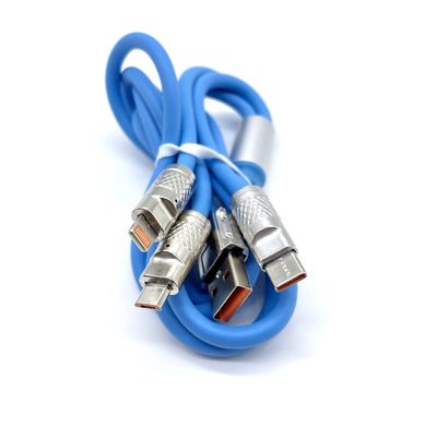 USB 3 in 1 oplaad-datakabel 3A 5A snelladen