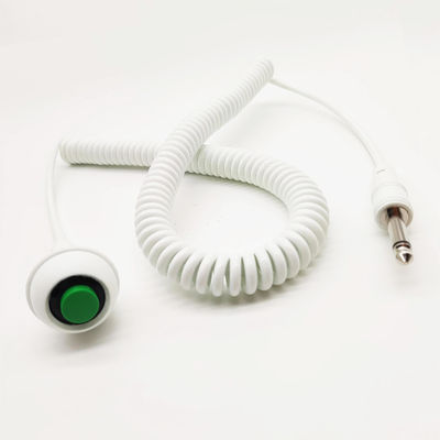 Flexible Coiling Cables Pushbutton To 6.35 Plug Spira Custom Spring Draad